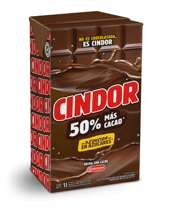 Cindor 50 más cacao 1 Litro